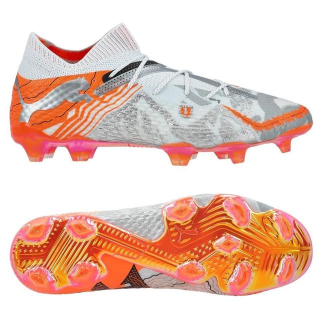 PUMA X Unisport Future 7 Ultimate Fg/ag Conquer Your Mountain - White/ultra Orange/PUMA Silver Limited Edition, size 38½ on Productcaster.