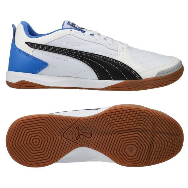 PUMA Pressing Iv It - PUMA White/PUMA Black/bluemazing - Indoor (Ic), size 37 on Productcaster.