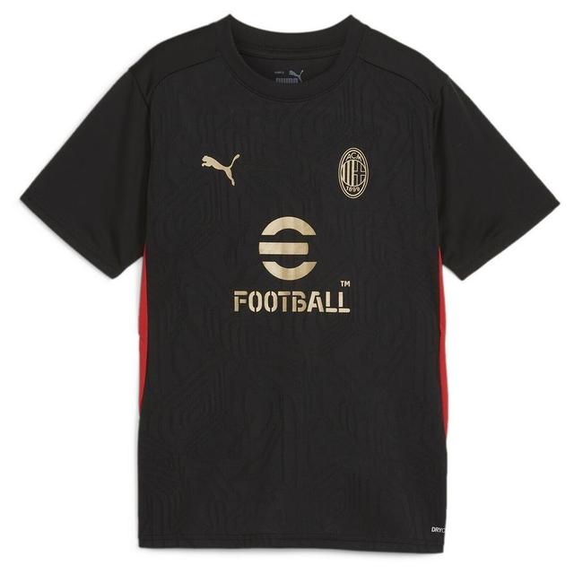 Milan Training T-shirt - PUMA Black/for All Time Red Kids, size YXL/164 cm on Productcaster.