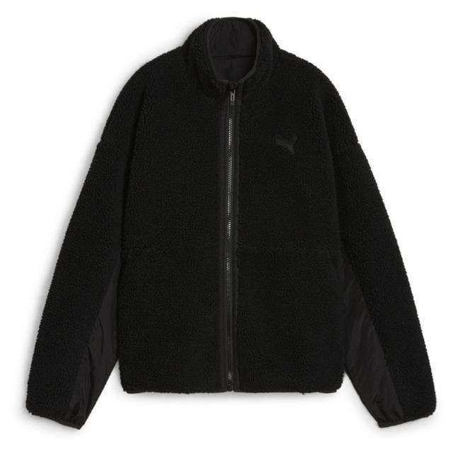 Reversible Sherpa Jacket PUMA Black, size X-Small on Productcaster.