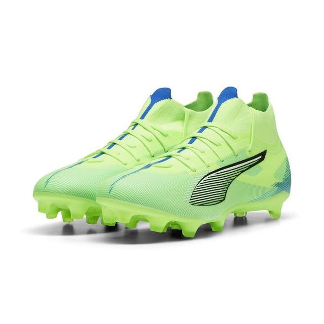 PUMA Ultra 5 Match + FG/AG Lights Out - Fizzy Apple/PUMA White/Bluemazing, size 41 on Productcaster.