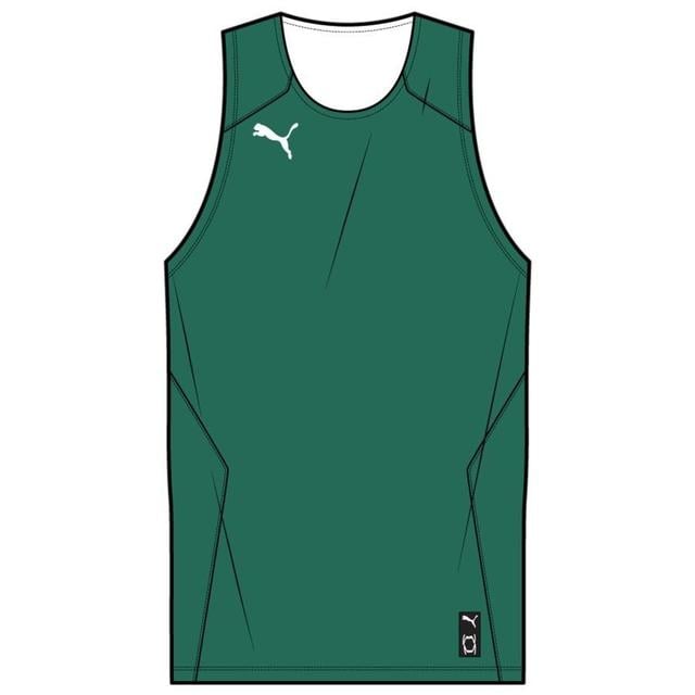 Hoops Team Junior Reversible Practice Jersey Pepper Green - , size ['Small'] on Productcaster.