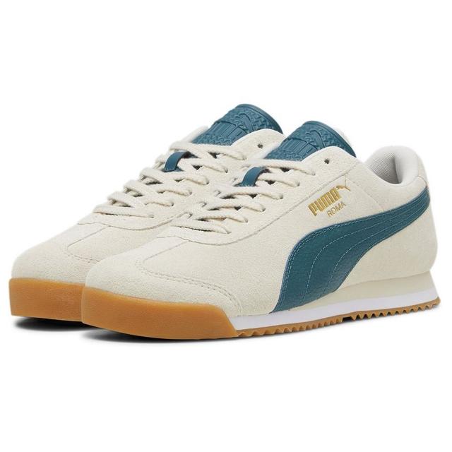 Roma Suede Alpine Snow-cold Green-gum - PUMA, Größe 43 on Productcaster.