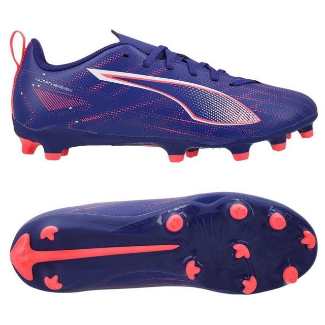 PUMA Ultra 5 Play Fg/ag Formula - Lapis Lazuli/PUMA White/sunset Glow Kids, size 33 on Productcaster.