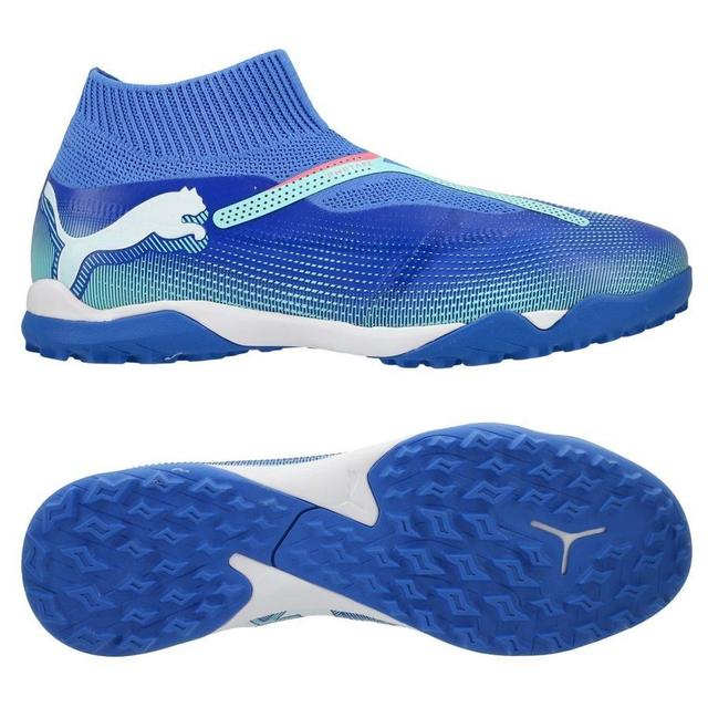 PUMA Future 7 Match + Laceless TT Formula - Bluemazing/PUMA White/Electric Peppermint - Turf (TF), size 47 on Productcaster.