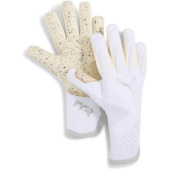 PUMA Goalkeeper Gloves Future Ultimate Nc White Pack - White/silver, size 8½ on Productcaster.