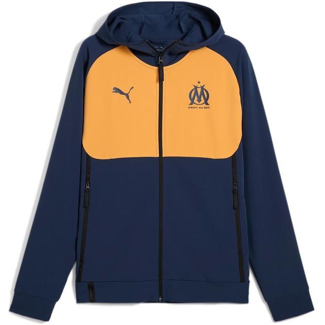 Marseille Track Jacket PUMAtech Woven - Club Navy/fluo Orange, size Medium on Productcaster.