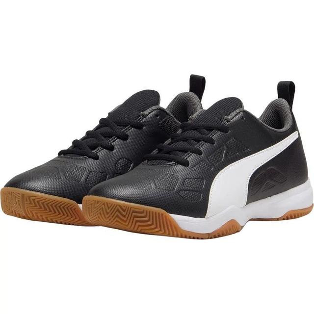 PUMA Tenaz It - PUMA Black/PUMA White/iron Gate Kids - Indoor (Ic), size 35 on Productcaster.