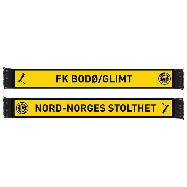 FK Bodø/Glimt Scarf - Cyber Yellow/PUMA Black, size One Size on Productcaster.