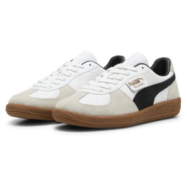 PUMA Sneaker Palermo Leather - White/vapor Gray/black, size 42 on Productcaster.