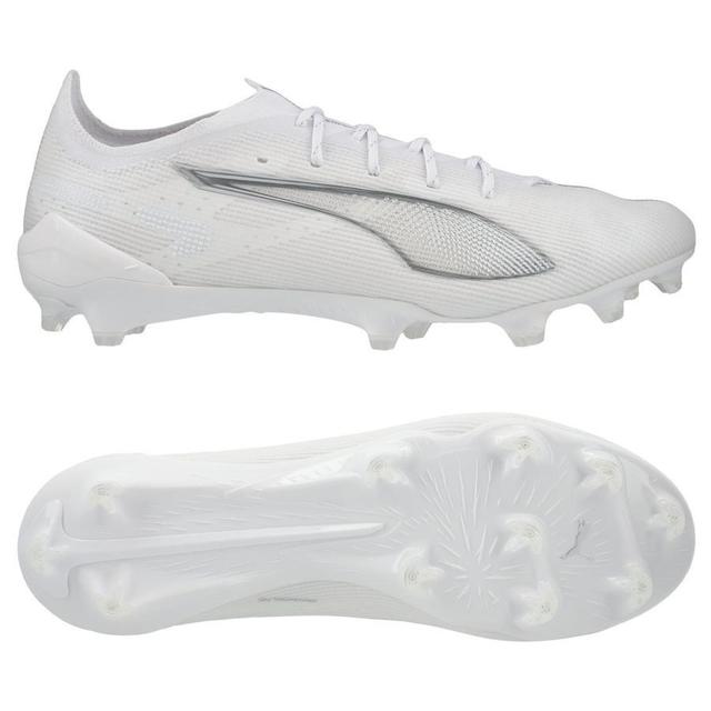 PUMA Ultra 5 Ultimate FG White Pack - Weiß - Naturrasen (FG), Größe 46½ on Productcaster.