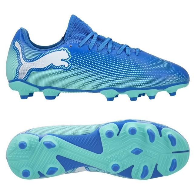 PUMA Future 7 Play Fg/ag Formula - Bluemazing/mint/PUMA White Kids, size 37½ on Productcaster.