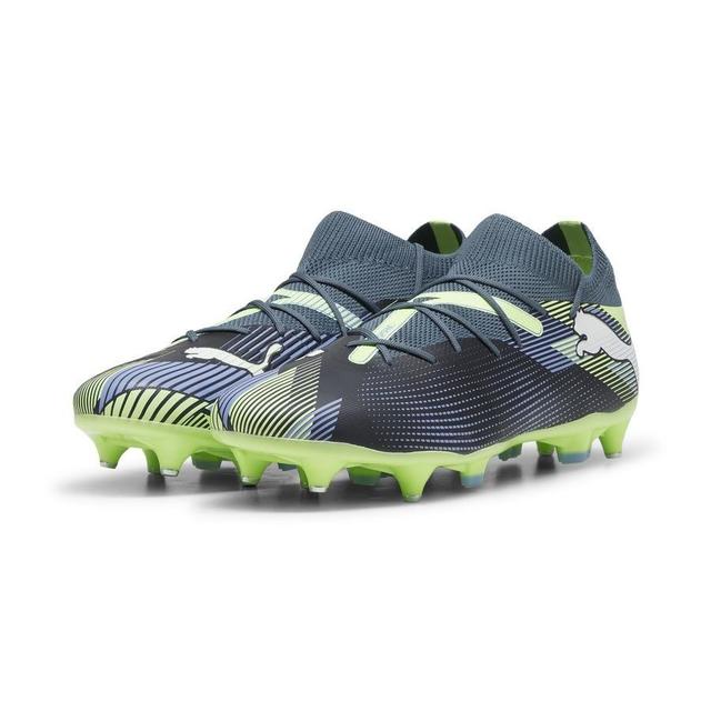 PUMA Future 7 Match Sg Lights Out - Gray Skies/PUMA White/fizzy Apple - Soft Ground (Sg), size 44 on Productcaster.