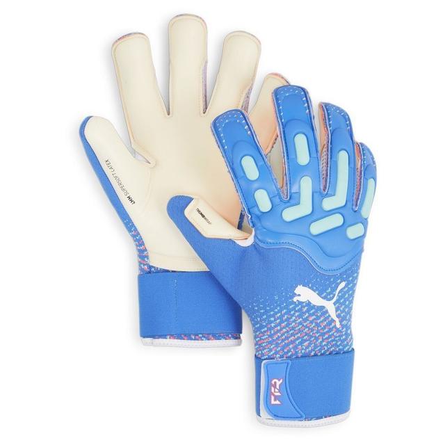 PUMA Goalkeeper Gloves Future Pro Sgc Formula - Bluemazing/sunset Glow/electric Peppermint, size 10½ on Productcaster.