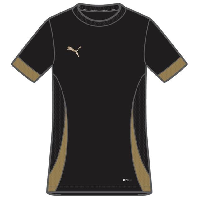 Teamgoal Matchday Jersey Jr PUMA Black-PUMA Gold-matte Gold, size ['YL/152 cm'] on Productcaster.