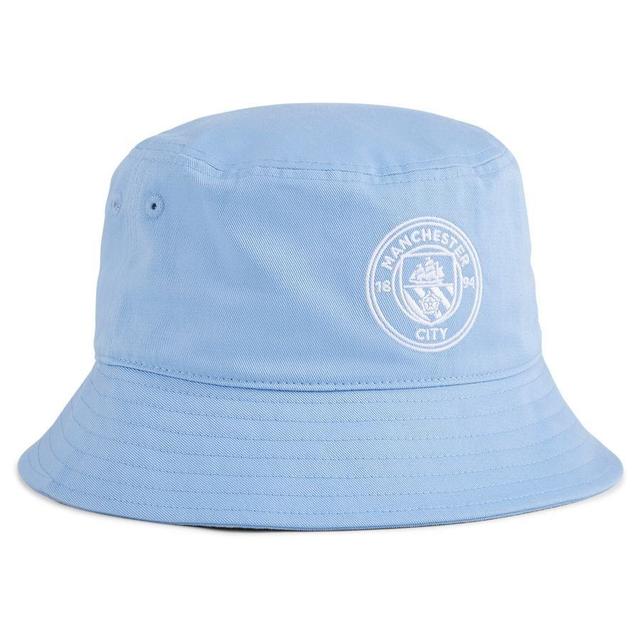 Manchester City Bucket Hat Essentials - Team Light Blue/PUMA White, size Large/X-Large on Productcaster.