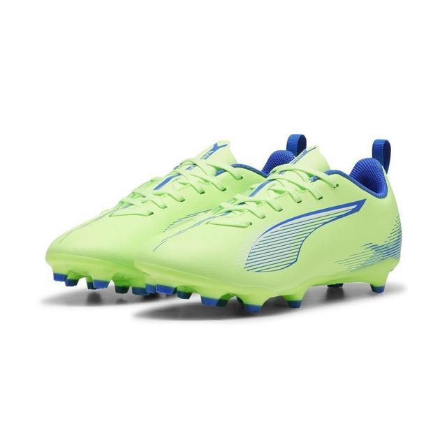 PUMA Ultra 5 Play Fg/ag Lights Out - Fizzy Apple/PUMA White/bluemazing Kids, size 36 on Productcaster.