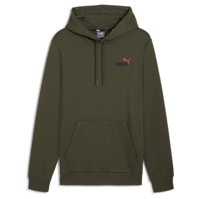 ESS+ 2 Col Small Logo Hoodie FL Dark Olive - PUMA, Größe Small on Productcaster.