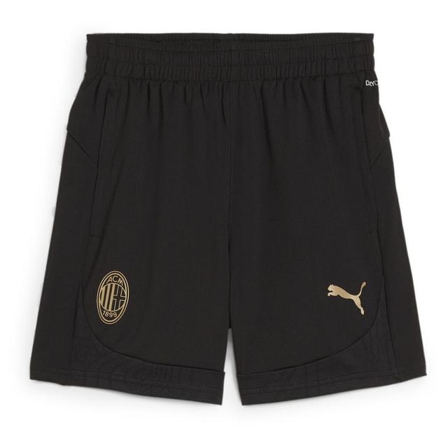 Milan Training Shorts - PUMA Black/for All Time Red Kids, size Small on Productcaster.