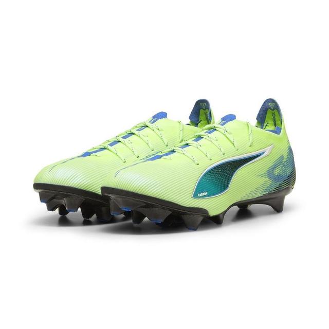 PUMA Ultra 5 Carbon FG Lights Out - Fizzy Apple/Weiß/Bluemazing - Naturrasen (FG), Größe 44 on Productcaster.