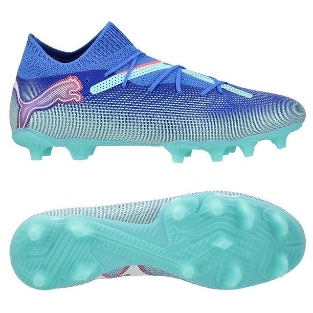 PUMA Future 7 Pro Fg/ag Formula - Bluemazing/white/electric Peppermint, size 40½ on Productcaster.