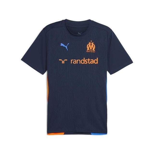 Marseille Training T-shirt - Club Navy/fluo Orange - PUMA, size X-Small on Productcaster.