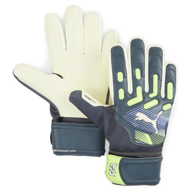 PUMA Goalkeeper Gloves Future Match Nc Lights Out - Gray Skies/fizzy Apple, size 7 on Productcaster.