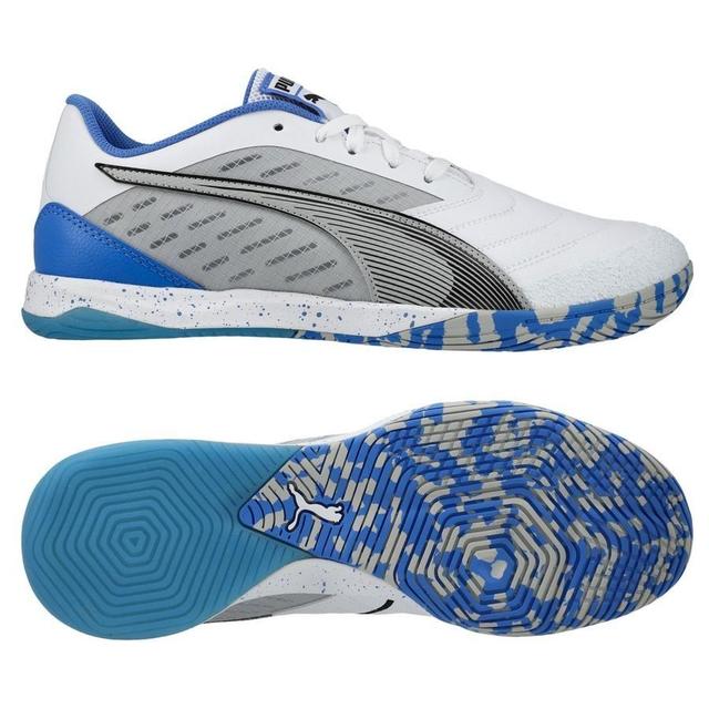 PUMA Ibero Iv It - PUMA White/PUMA Black/flat Light Gray - Indoor (Ic), size 40½ on Productcaster.