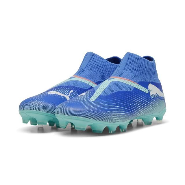 PUMA Future 7 Match + Laceless FG/AG Formula - Blauw/Wit/Turquoise, maat 45 on Productcaster.