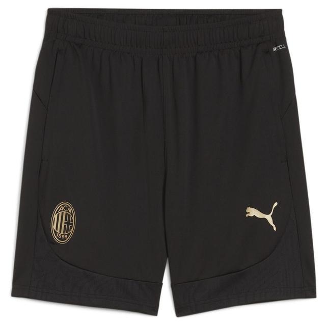 Milan Training Shorts - PUMA Black/for All Time Red, size Small on Productcaster.