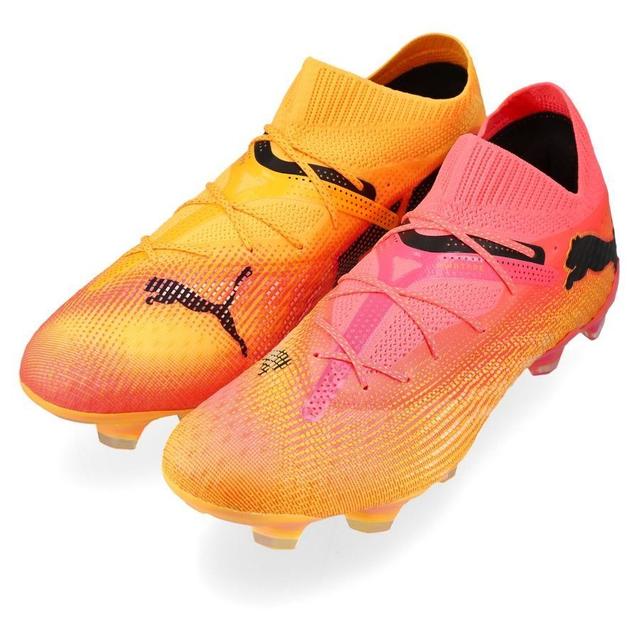 PUMA Future 7 Ultimate FG/AG Tricks - Sunset Glow/Sun Stream/Schwarz/Weiß LIMITED EDITION, Größe 44½ on Productcaster.