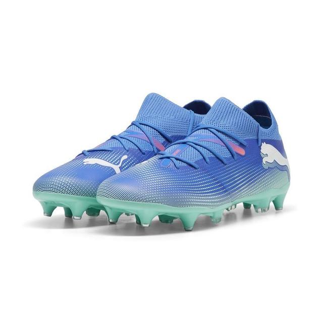 PUMA Future 7 Match SG Formula - Bluemazing/Weiß/Electric Peppermint - Soft Ground (SG), Größe 39 on Productcaster.