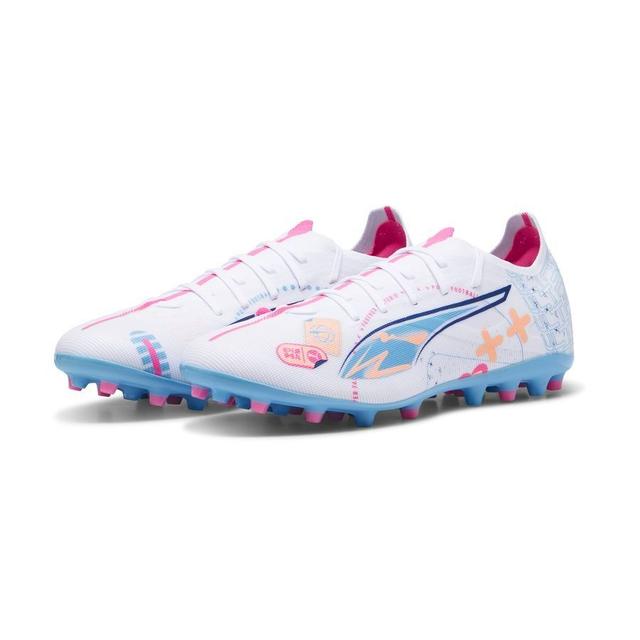 PUMA Ultra 5 Match Mg Volume Up - White/luminous Blue/poison Pink/fizzy Melon, size 42 on Productcaster.