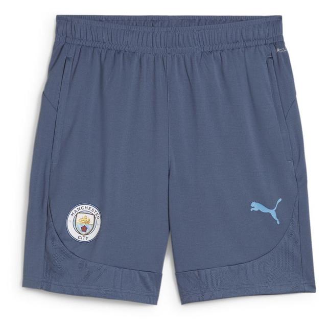 Manchester City Training Shorts - Inky Blue/magic Blue - PUMA, size Large on Productcaster.