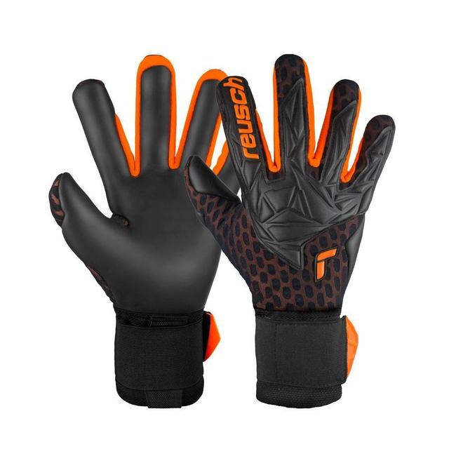 Reusch Målmandshandske Attrakt Gold X Airvent - Sort/Orange, størrelse 8½ on Productcaster.