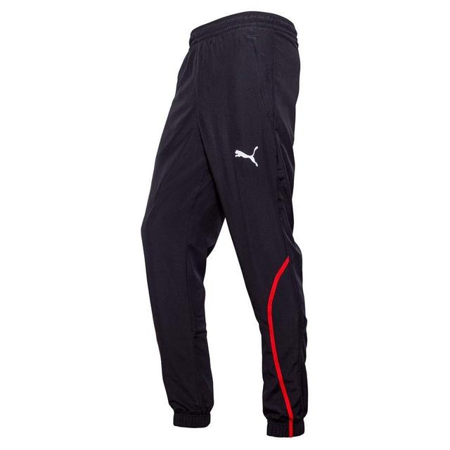 Milan Training Trousers Pre Match Woven - PUMA Black/for All Time Red, size ['Medium'] on Productcaster.