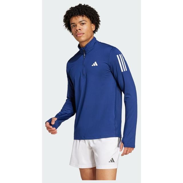 adidas Own the Run Half-Zip træningsoverdel, størrelse ['X-Small'] on Productcaster.