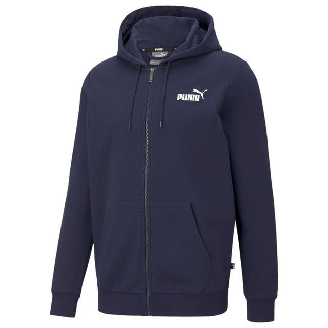 PUMA Essentials Full-Zip Logo Men's Hoodie, størrelse XX-Large on Productcaster.