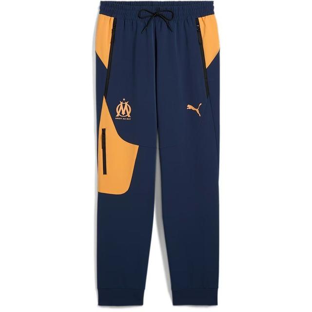 Marseille Track Pants PUMAtech Woven - Club Navy/fluo Orange, size Medium on Productcaster.