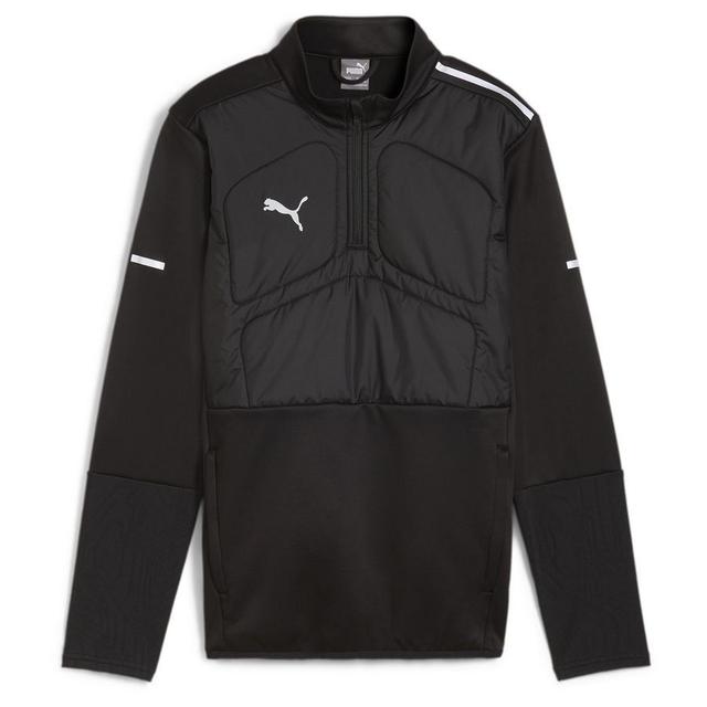 PUMA Training Shirt Individualwinterized 1/4 Zip - Black Kids, size M/152 cm on Productcaster.