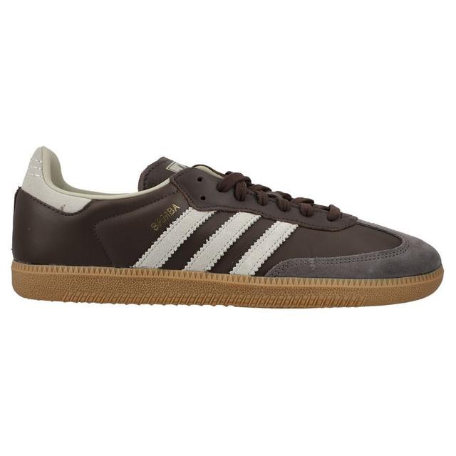 adidas Originals Samba Og - Brown/putty Grey/gold Metallic - Indoor (Ic), size 39⅓ on Productcaster.