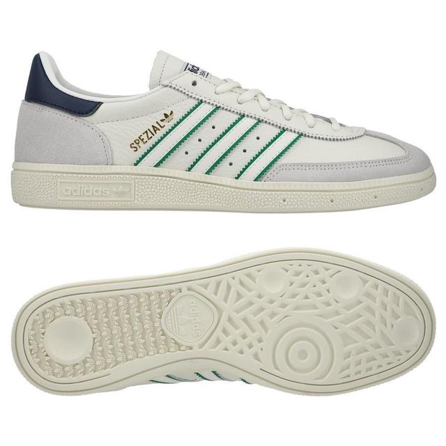 adidas Originals Spezial In - Core White/green/night Indigo - Indoor (Ic), size 46⅔ on Productcaster.