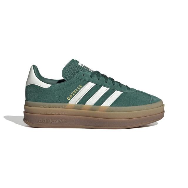 adidas Originals Sneaker Gazelle Bold - Core Green/off White/gold Metallic Women, size 36 on Productcaster.