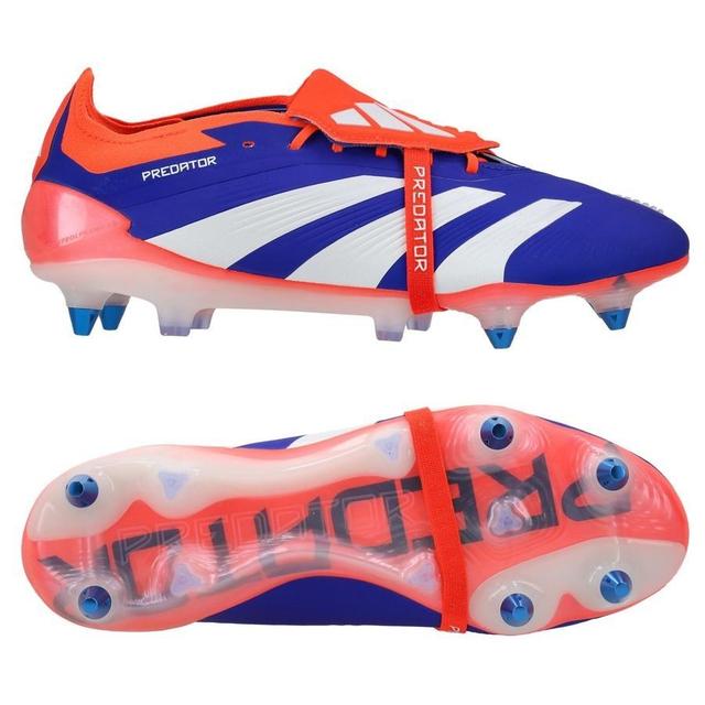 adidas Predator Elite Fold-over Tongue Sg Advancement - Lucid Blue/footwear White/solar Red - Soft Ground (Sg), size 40 on Productcaster.