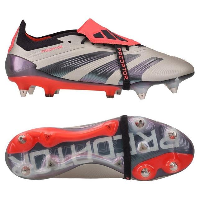 adidas Predator Elite Fold-over Tongue Sg Vivid Horizon - Platin Metallic/aurora Black/turbo - Soft Ground (Sg), size 43⅓ on Productcaster.