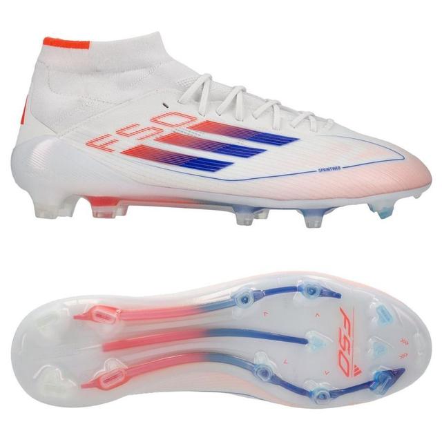 adidas F50 Elite Mid Fg Advancement - Footwear White/solar Red/lucid Blue Women, size 46 on Productcaster.