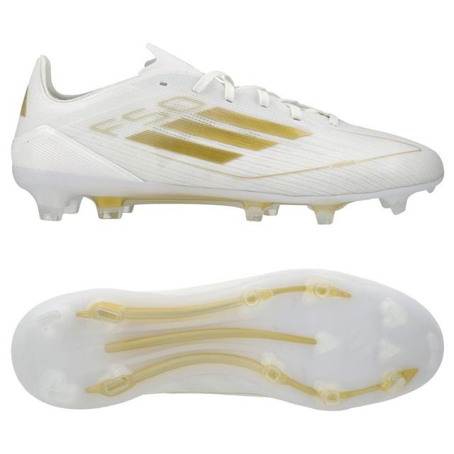 adidas F50 Pro Fg Day Spark - Vit/guld/vit - Gräs (Fg), storlek 36 on Productcaster.