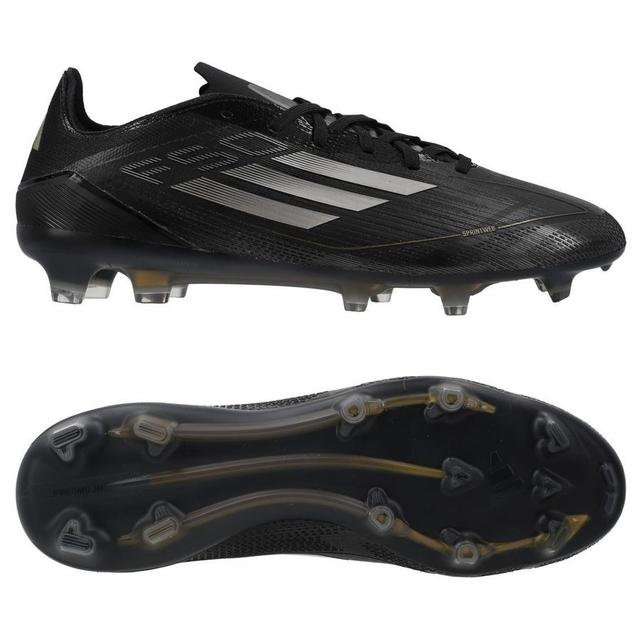 adidas F50 Pro Fg Dark Spark - Core Black/iron Metal/gold Metallic - Grass (Fg), size 48 on Productcaster.