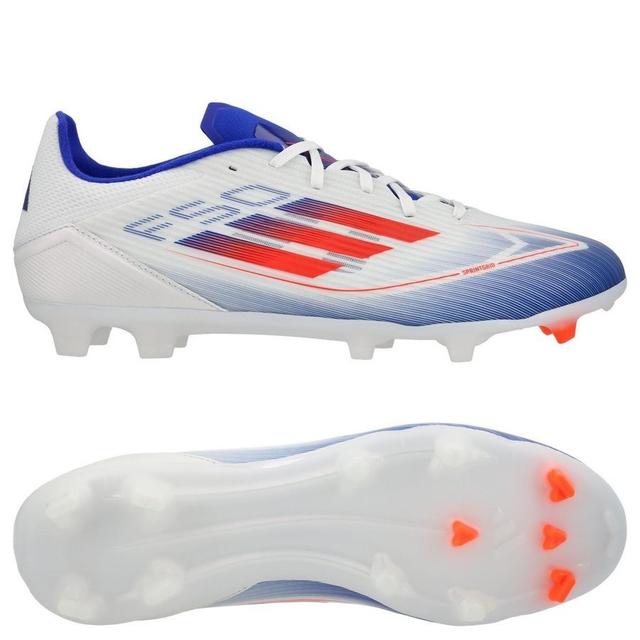 adidas F50 League Fg/ag Advancement - Footwear White/solar Red/lucid Blue, size 45⅓ on Productcaster.