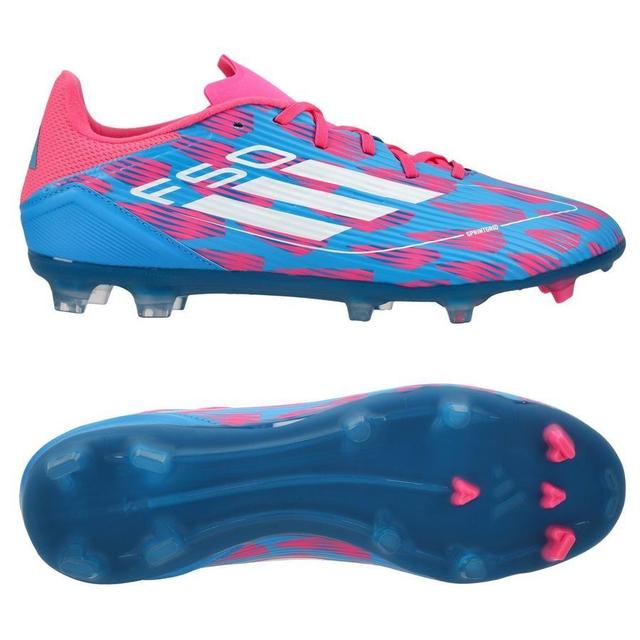 adidas F50 League Fg/ag Reemergence - Solar Blue/footwear White/solar Pink, size 46 on Productcaster.